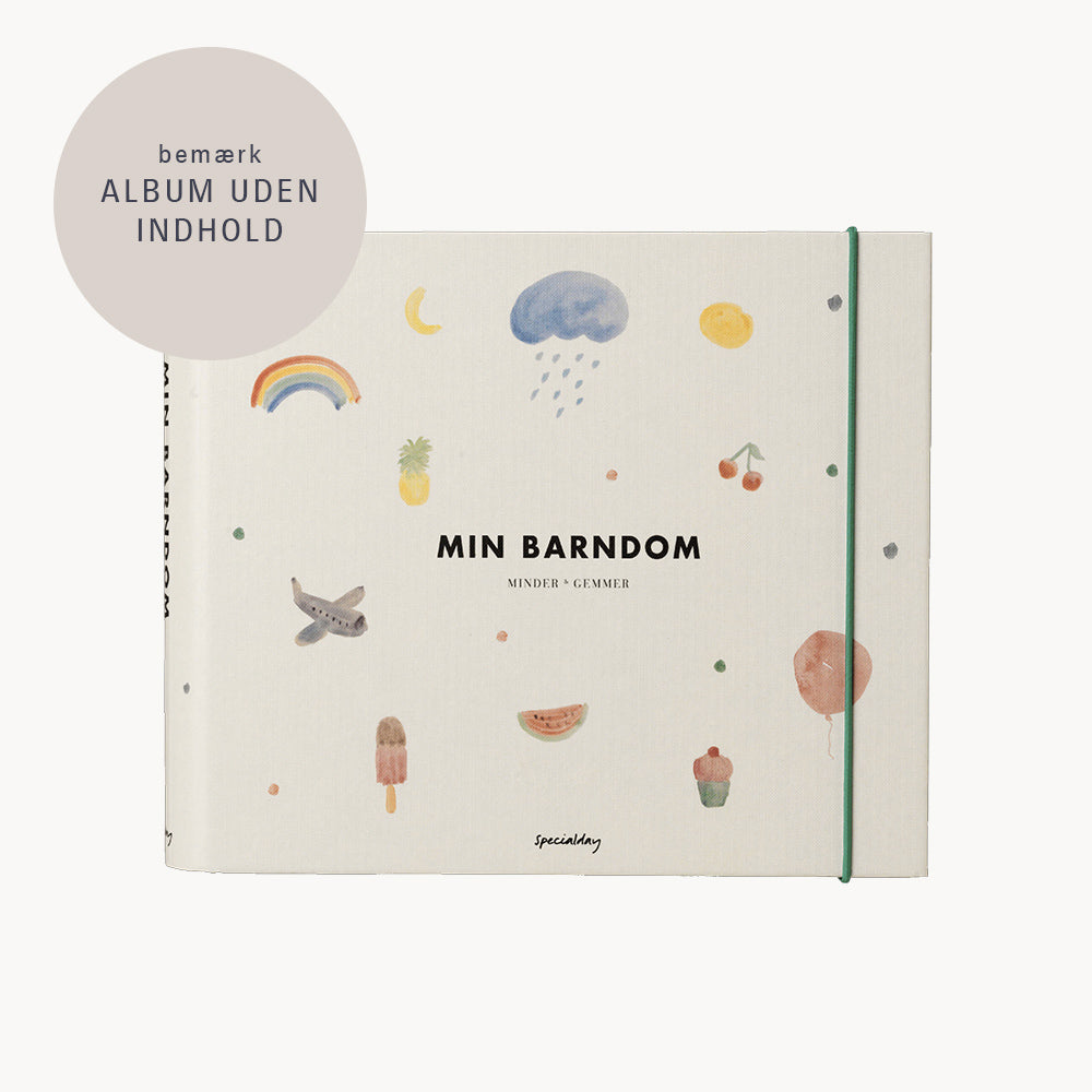 album uden indhold – min barndom – barnets bog