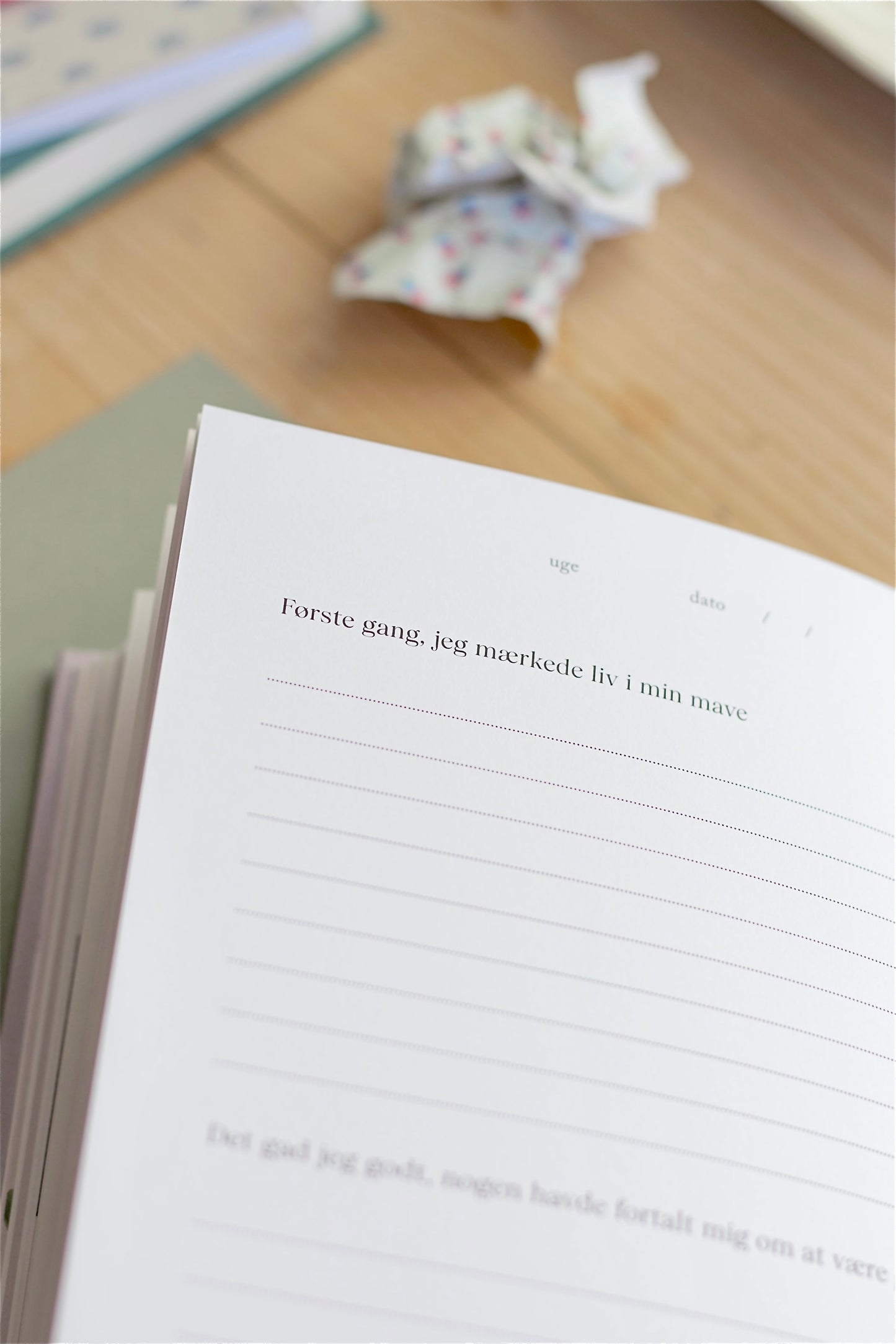 graviditetsjournal – fuld af liv – min graviditet