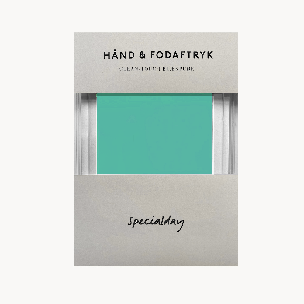 barnets bog med ringbind, aftryk & kort