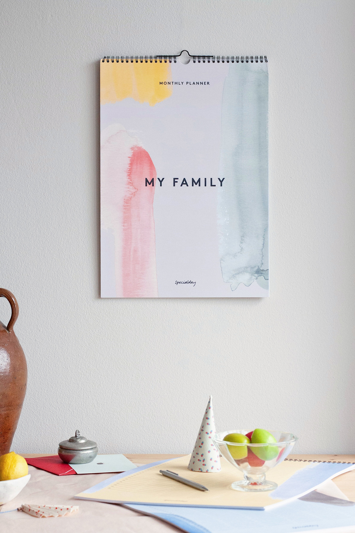 my family - monthly planner