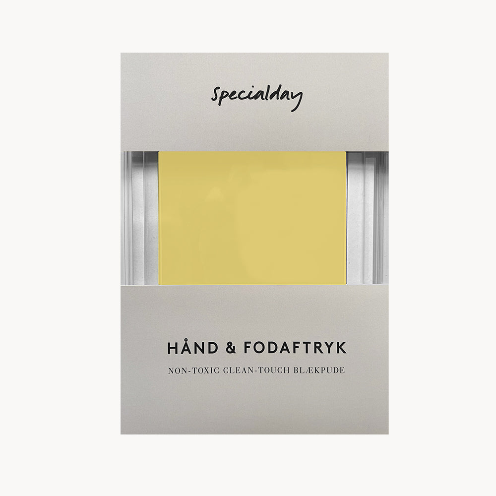 hånd & fodaftryk - clean-touch - gul