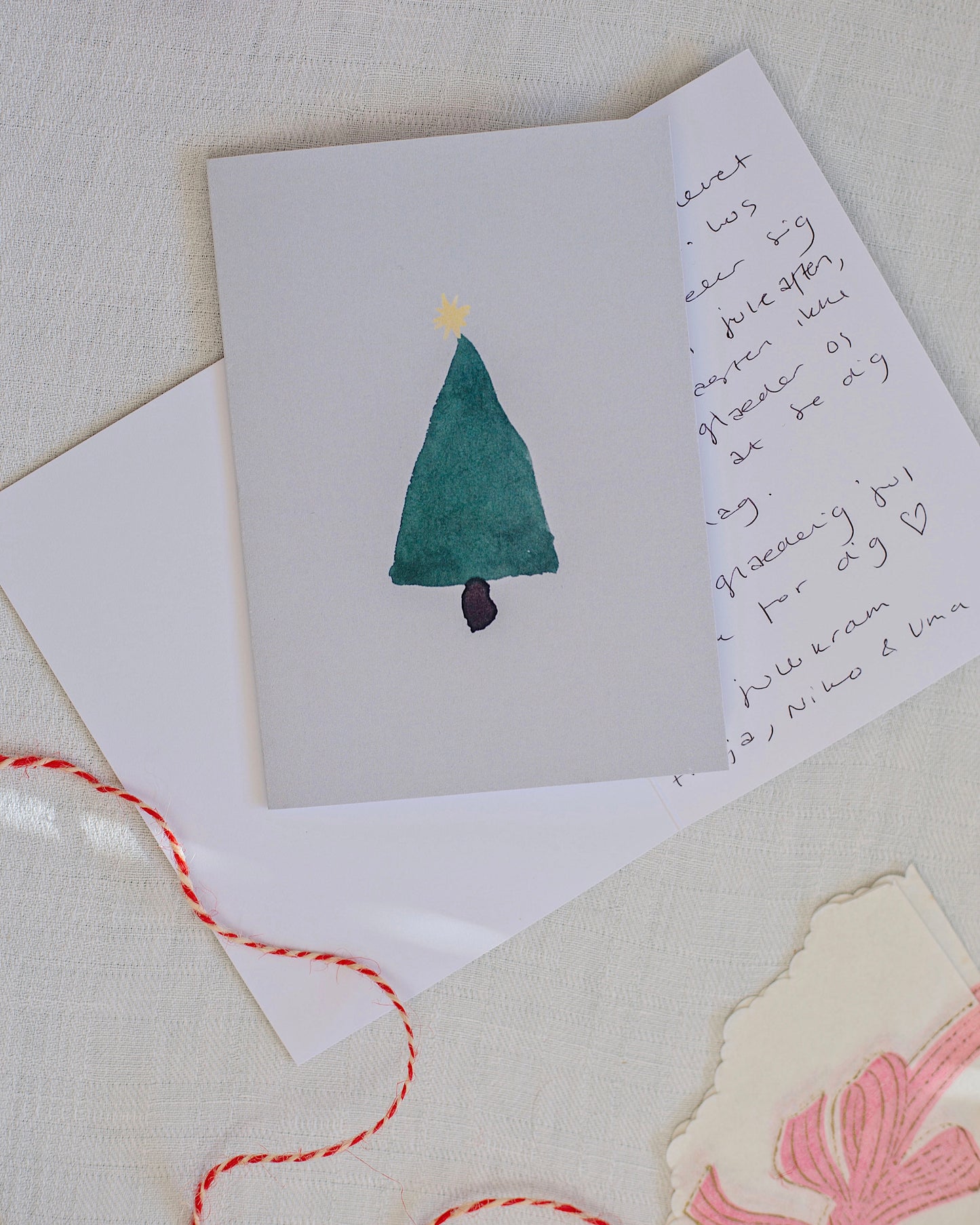 christmas card – christmas tree - A6