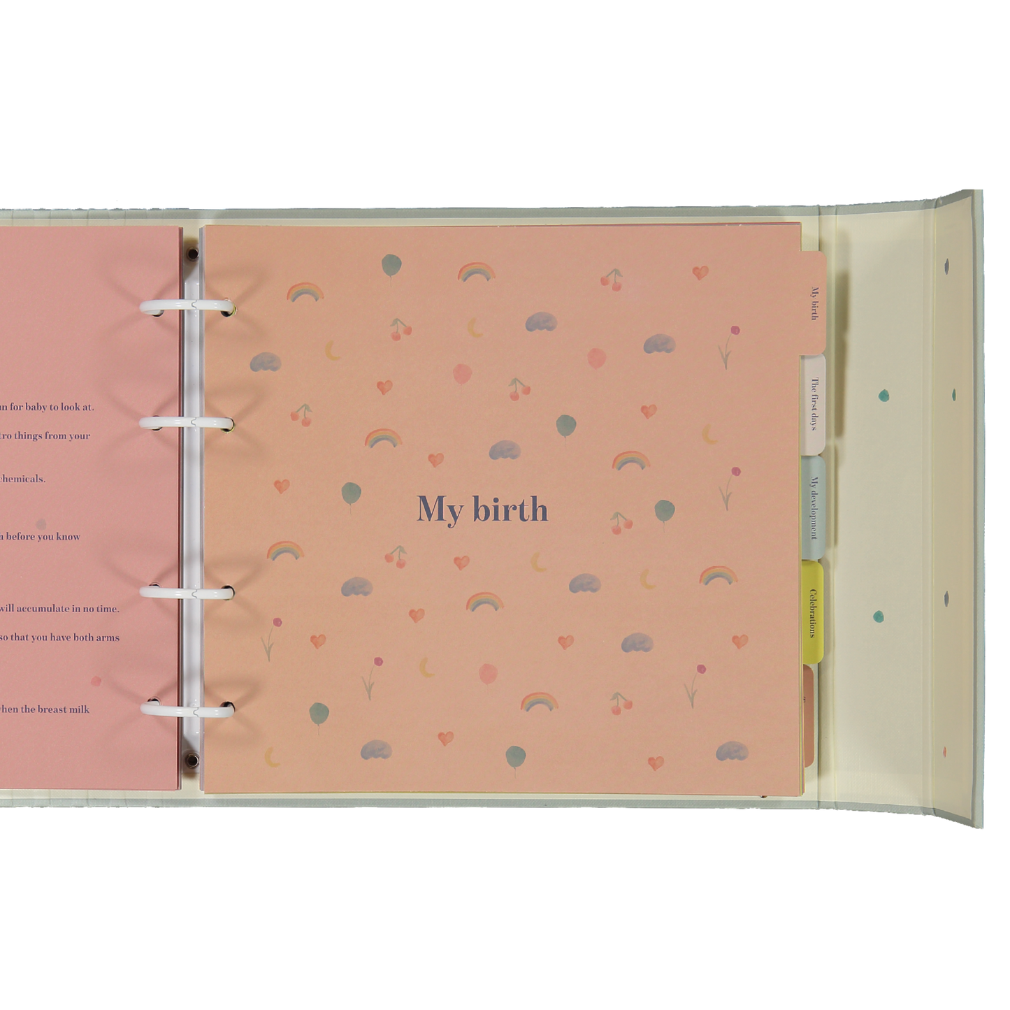 baby journal for the rainbow family