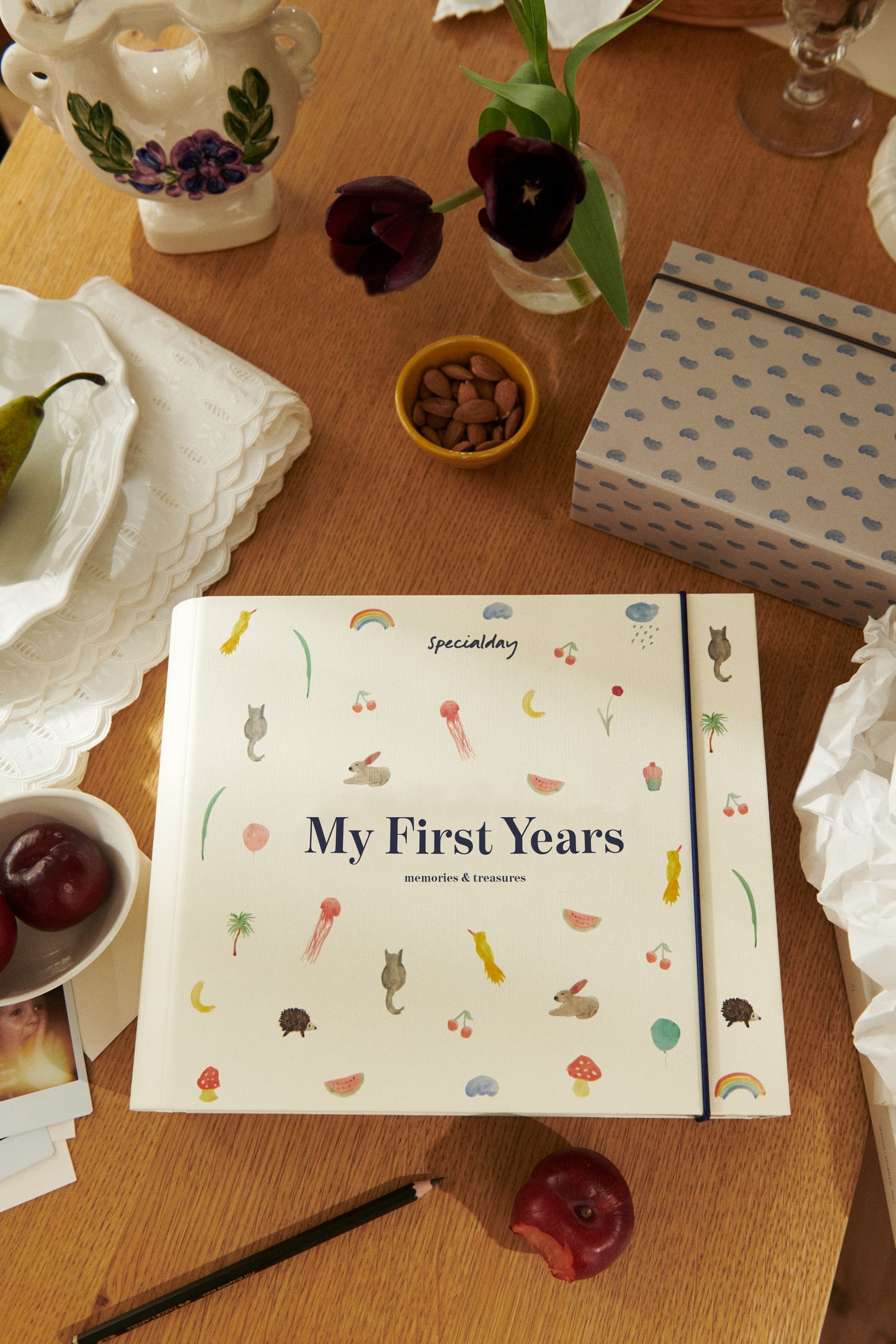 baby journal – my first years – cream album