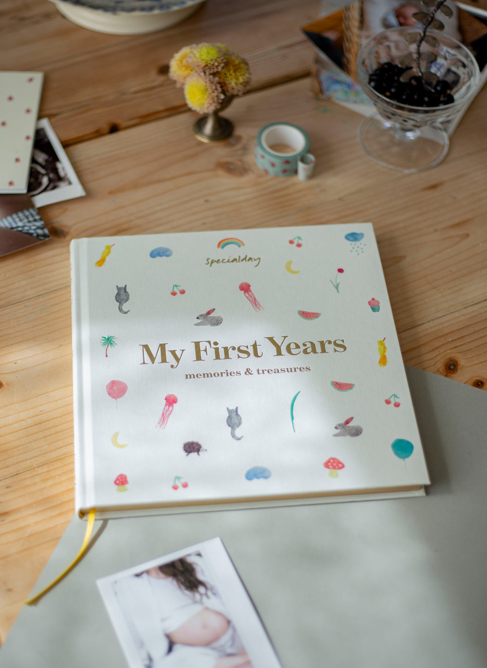 baby journal – my first years – cream book