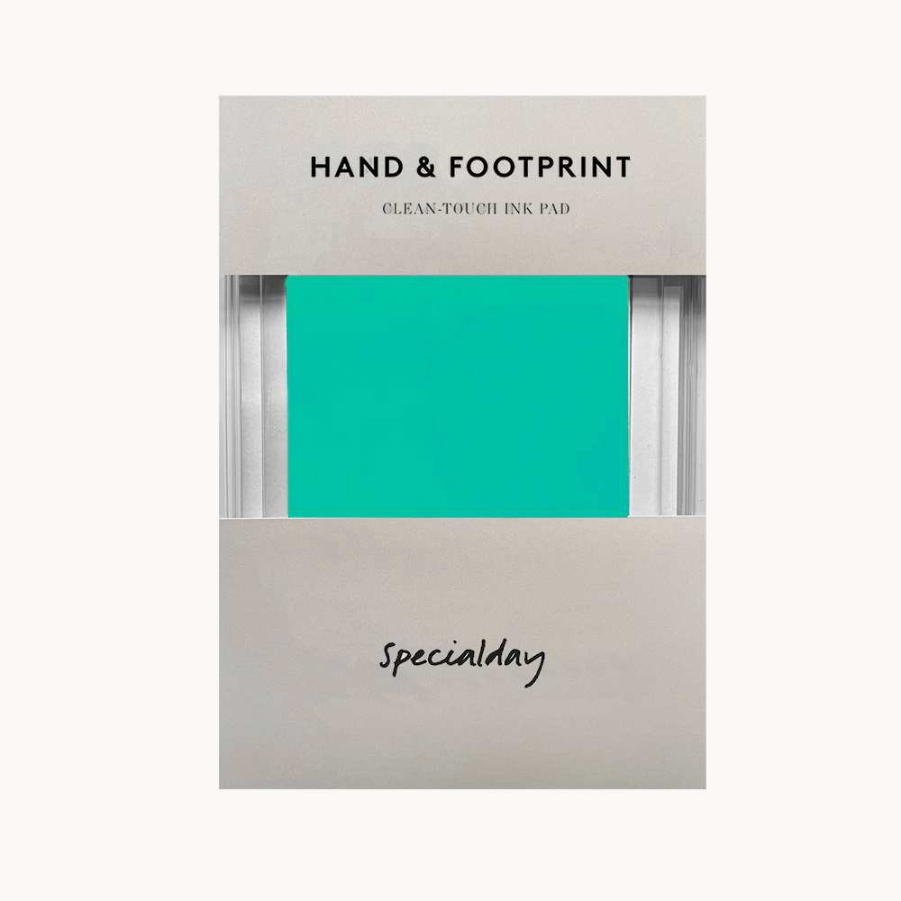 baby journal (optional language), hand & foot print, washi tape & smartphone printer