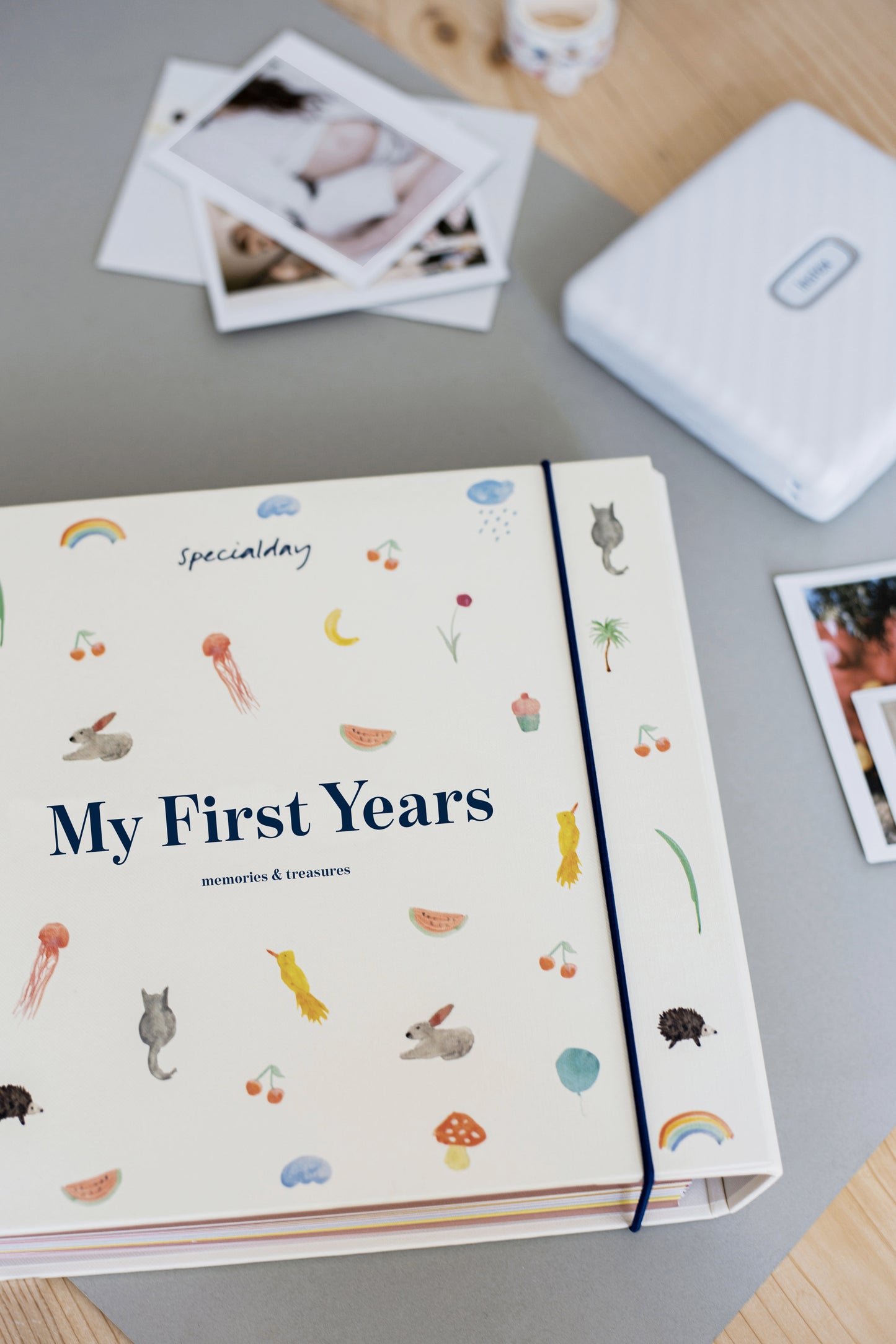 baby journal (optional language) & smartphone printer