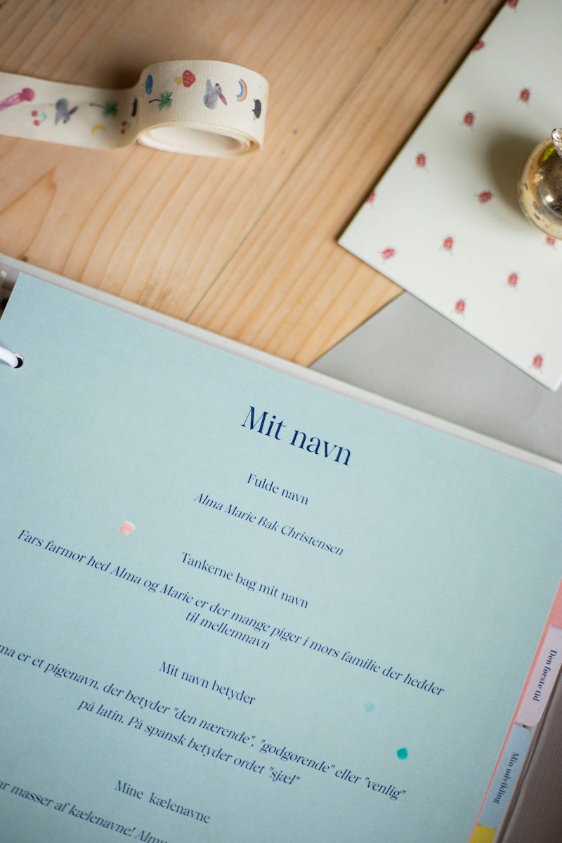 udfyld online – barnets bog – album med indledning