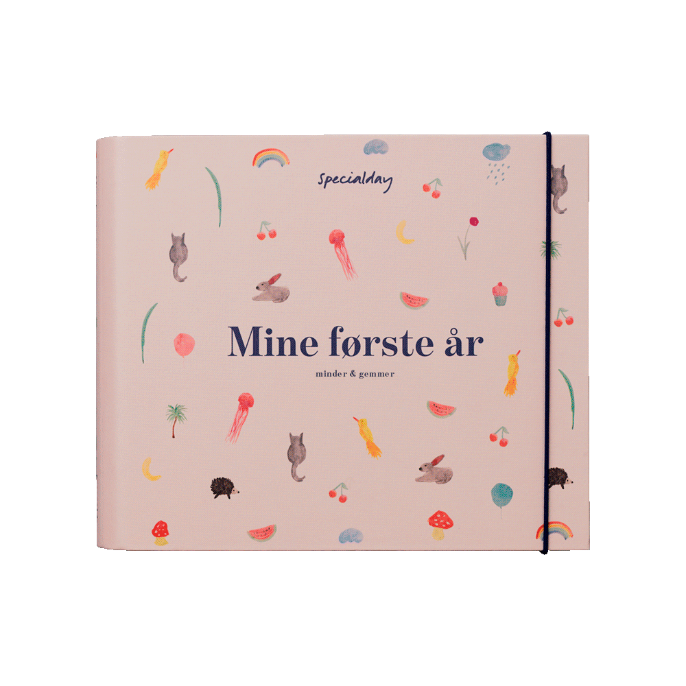 barnets bog - mine første år - rosa album