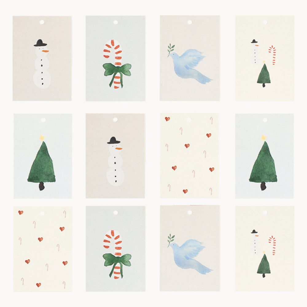 to and from cards - pack of 12