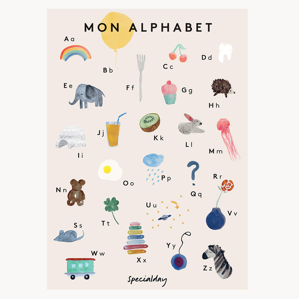 poster - mon alphabet
